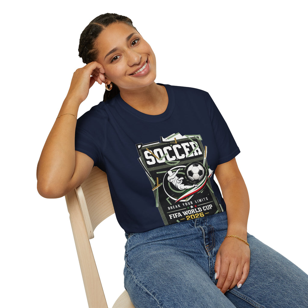 Soccer Cup 2026 Graphic T‑Shirt — Vintage Team Crest Soccer Tee