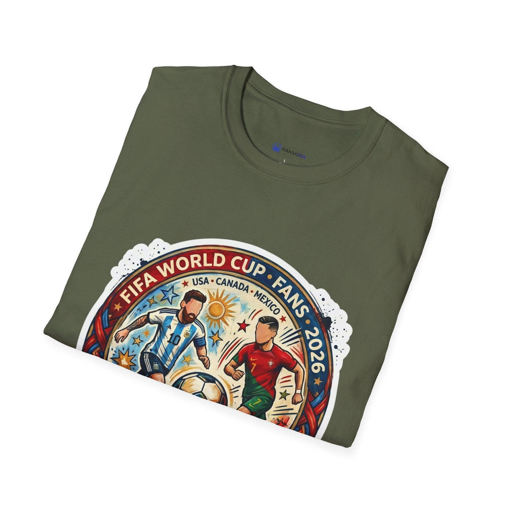 Unisex - Legends Unite Fans’ Choice World Cup T-Shirt — “Survival Pack: Chips & Hope”.