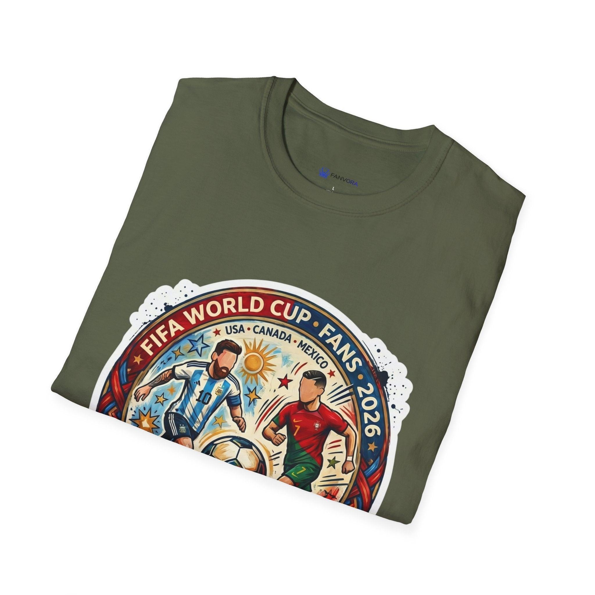 Unisex - Legends Unite Fans’ Choice World Cup T-Shirt — “Survival Pack: Chips & Hope”.
