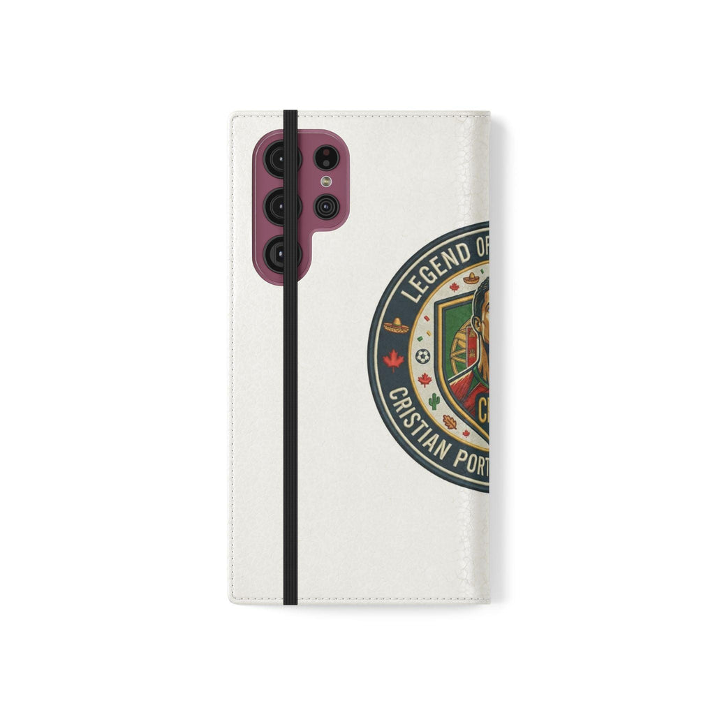 iPhone & Samsung Flip Phone Cases - Argentina GOAT # 10 'Legend of the Game'.
