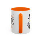 Inspirational "Creativity Never Goes Out of Style" Accent Coffee Mug (Black Handle).