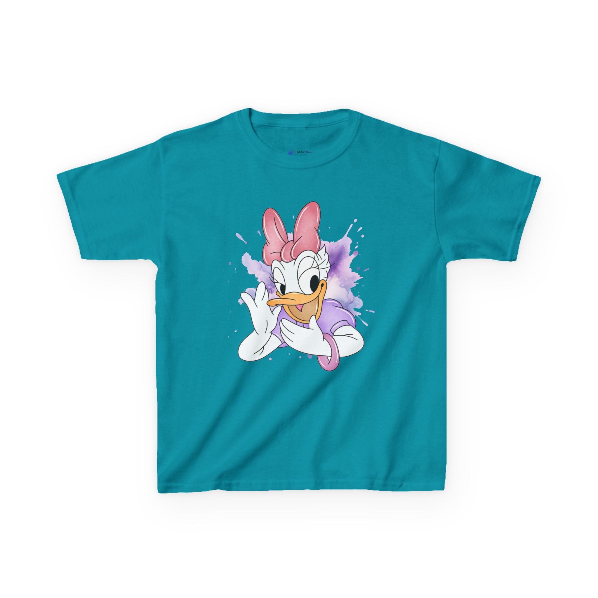 Kids Tee — Cute Daisy Duck Watercolor Graphic