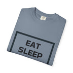 Unisex CR7 Fans Siuuu T-Shirt — Eat Sleep Siuuu Repeat Graphic Tee.