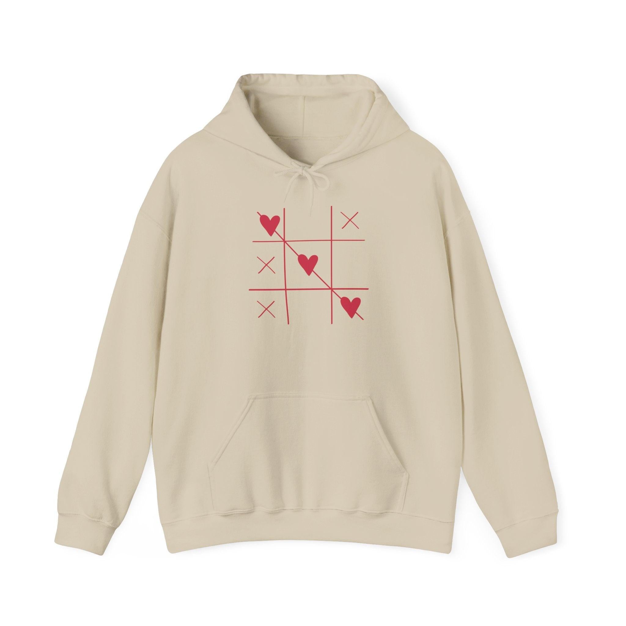 Valentine Hearts Hoodie — "I Only Have Eyes for You" Romantic Pullover.