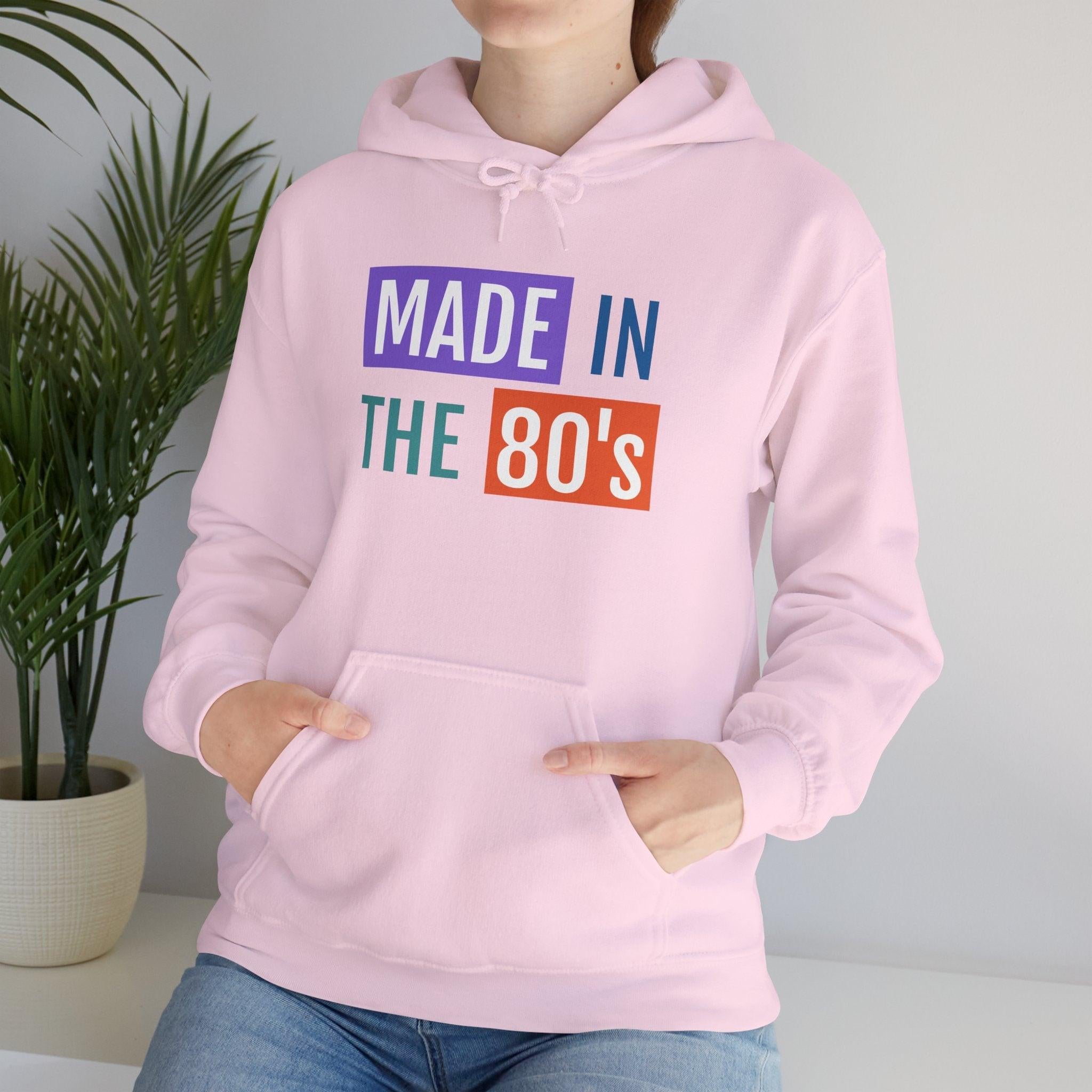 Made in the 80's Hoodie — Retro '80s Babe Vintage Graphic Sweatshirt.