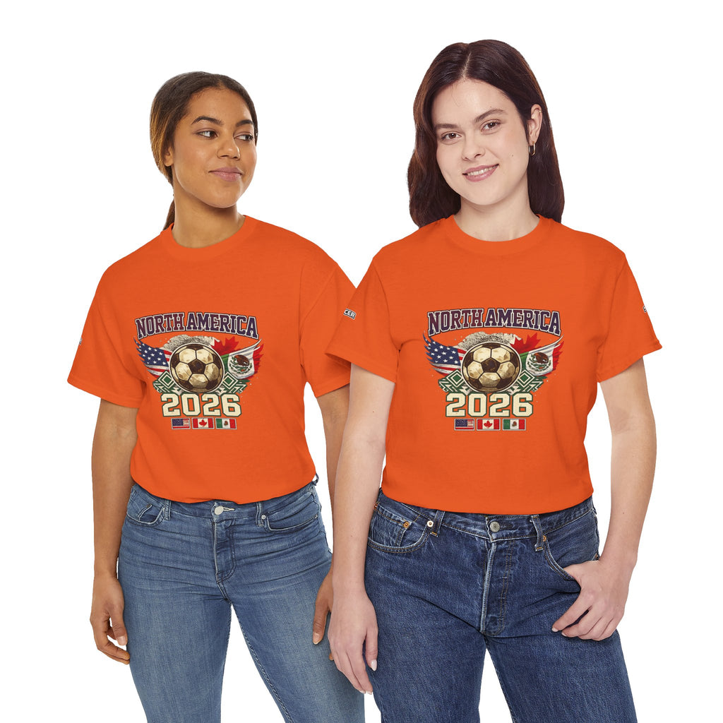 North America 2026 Soccer T-Shirt — USA Canada Mexico