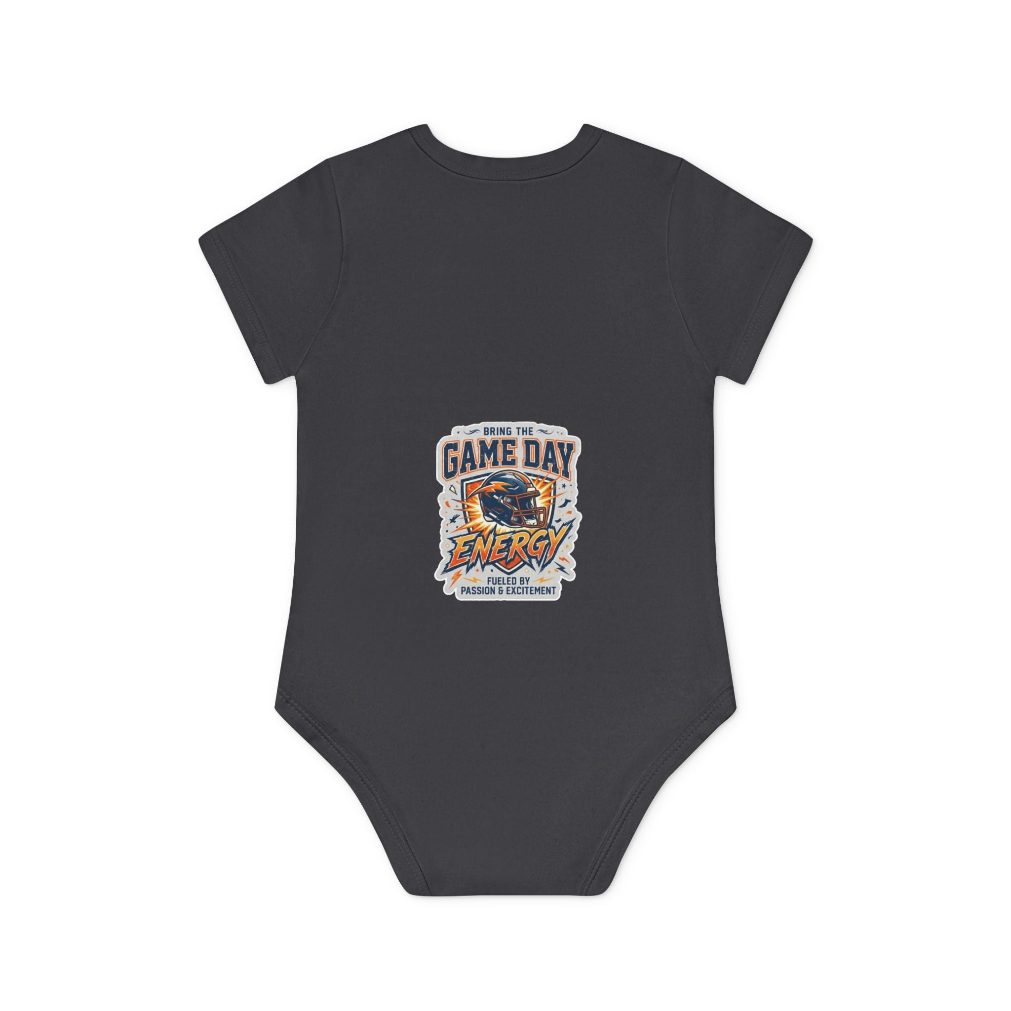 Baby Bodysuit - "France #10 Footballer Rising Star Fan Version" Future Soccer Player & Game Day Energy Organic Baby Onesie