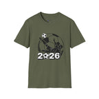 Soccer 2026 T-Shirt — Futbol Player Kick Graphic Tee