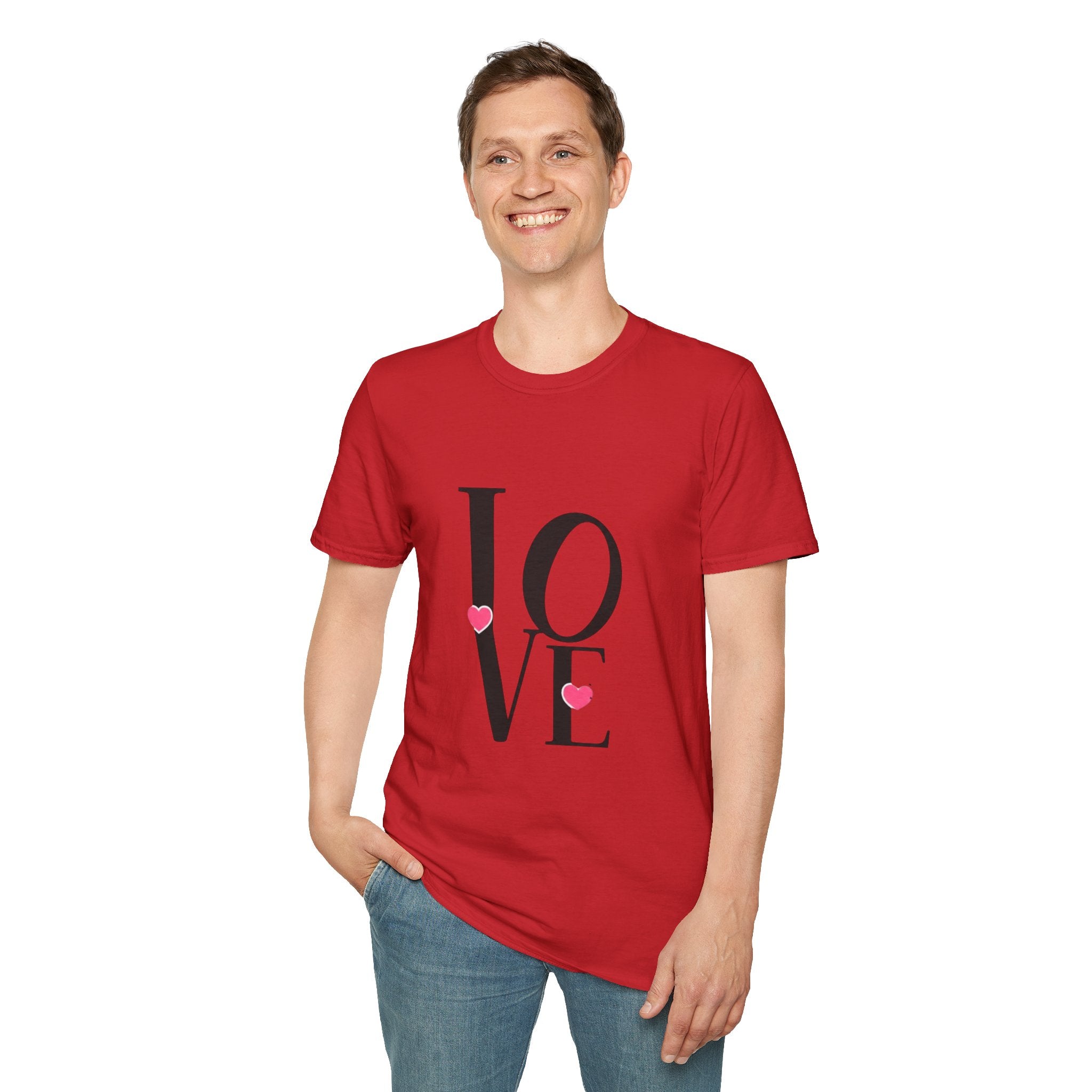 LOVE Heart Graphic T-Shirt — Romantic Valentine's Day Tee