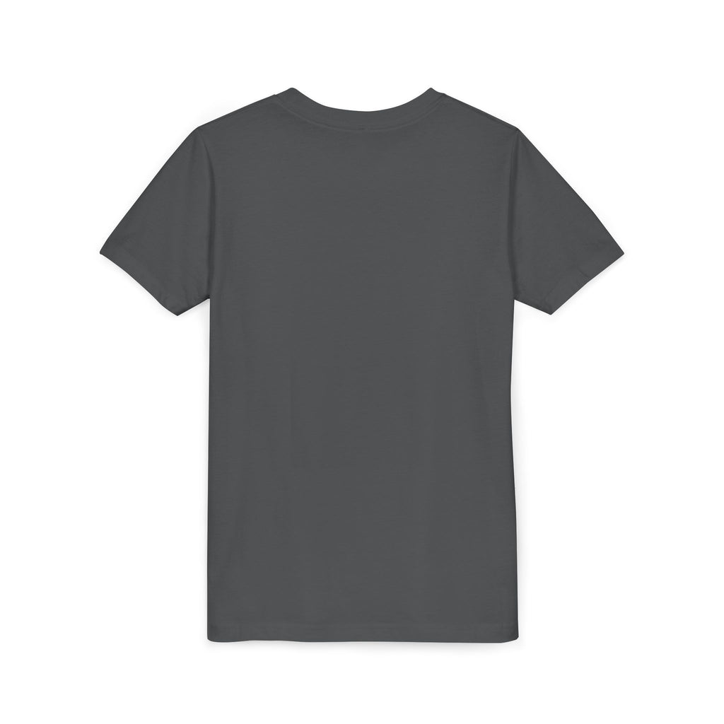 Youth Soccer Tee – Cute Cartoon Player "Ready to Score" Kids Jersey