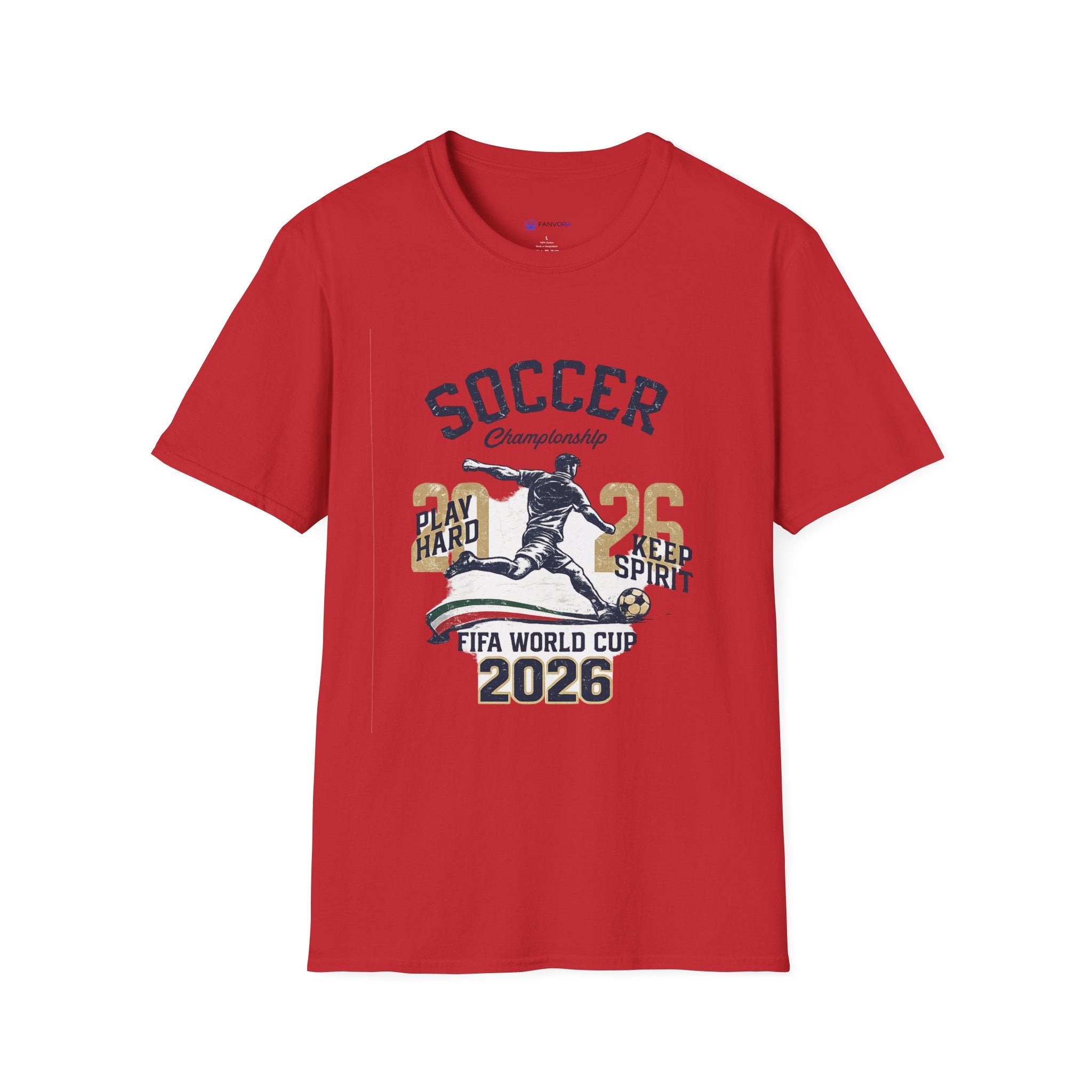 Soccer Championship 2026 T-Shirt —  Play Hard Soccer Tee