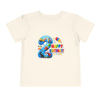 2nd Birthday Toddler Tee — Happy Birthday Number 2 with Cars & Balloons