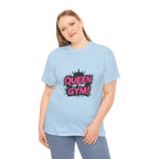 Queen of the Gym T-Shirt — Pink Crown Fitness Tee