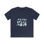 Kids Tee — Cute Blue "Birthday Boy" Bubble Letter Shirt