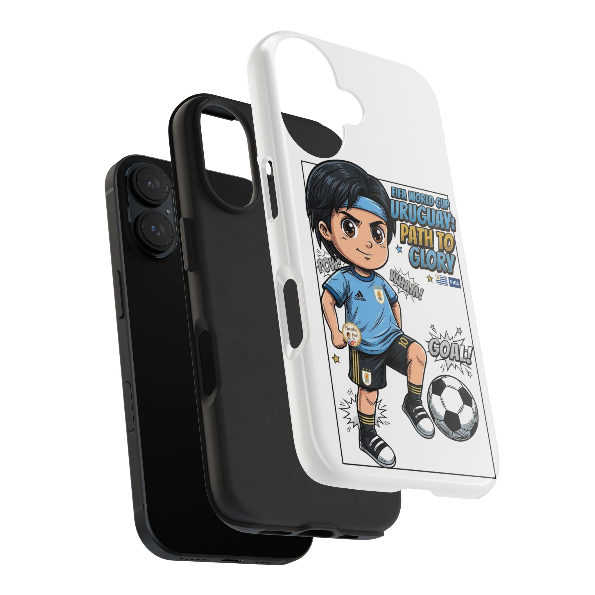 Uruguay Soccer Phone Case — Path to Glory "Goal!" Design