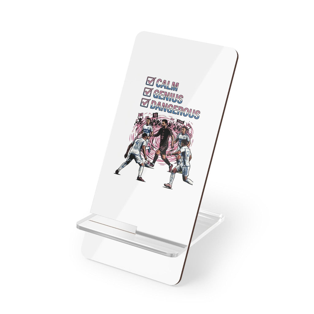 Phone Stand — "Calm, Genius, Dangerous" Argentina Legend Fan Inspired.