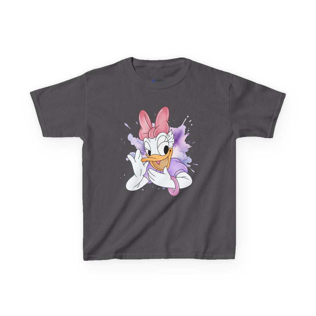 Kids Tee — Cute Daisy Duck Watercolor Graphic