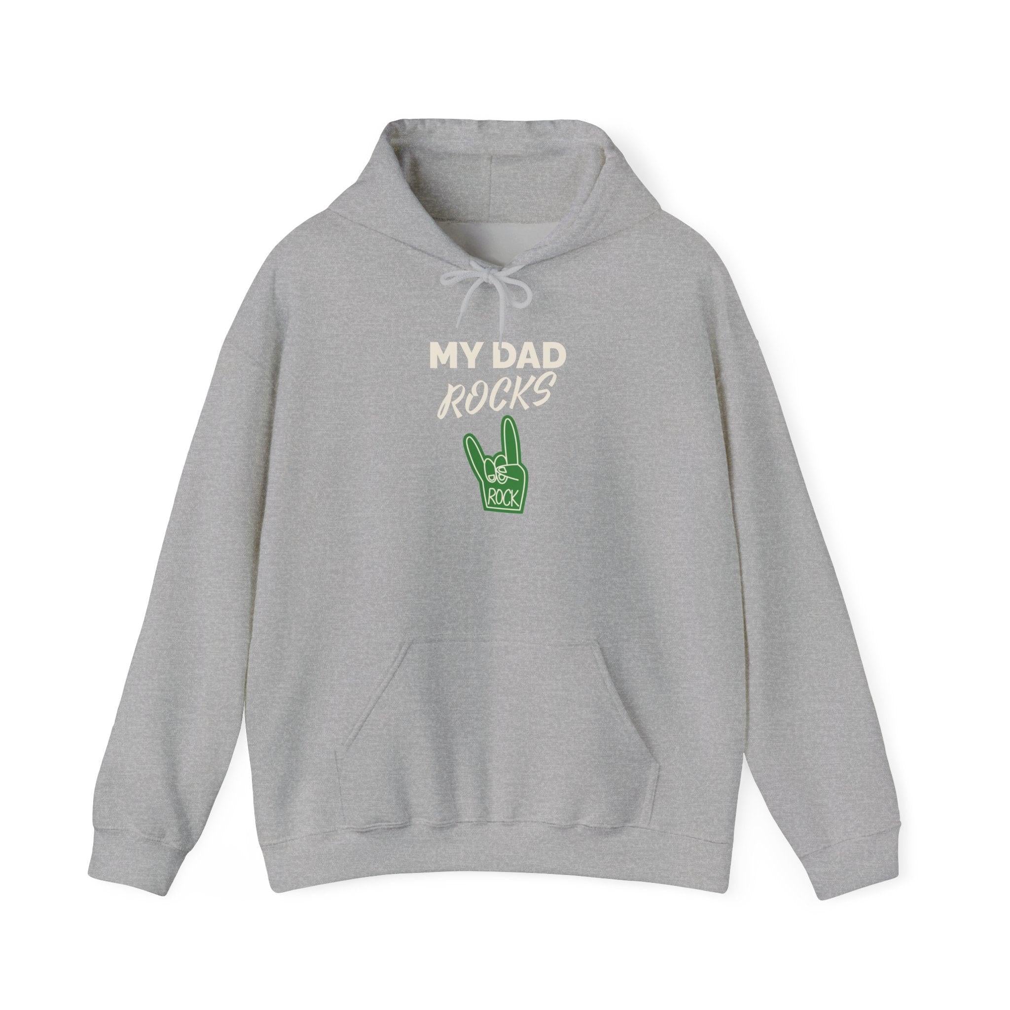 Dad Hoodie — “Hi Hungry, I’m Dad” Funny Father’s Day Pullover.