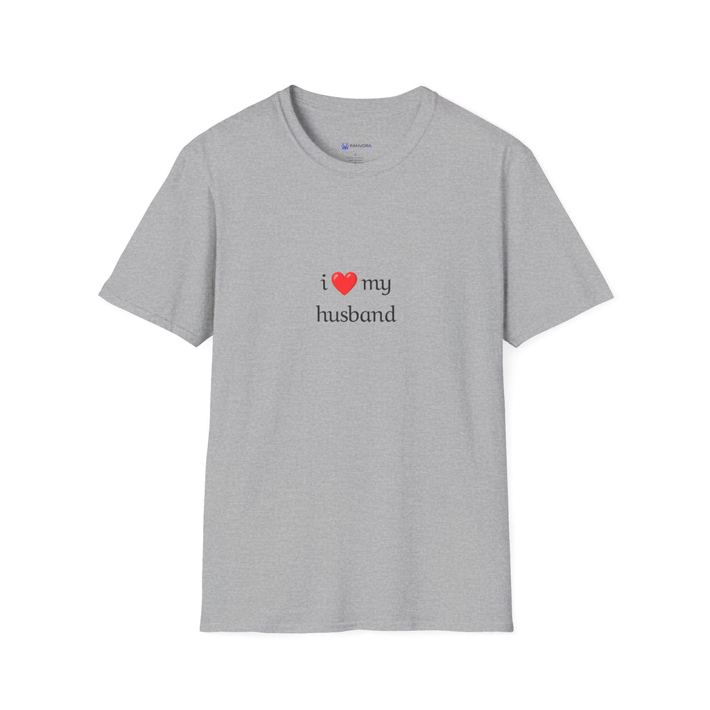 I  My Husband T-Shirt — Cute Romantic Tee for Wives, Anniversary & Valentine's Gift