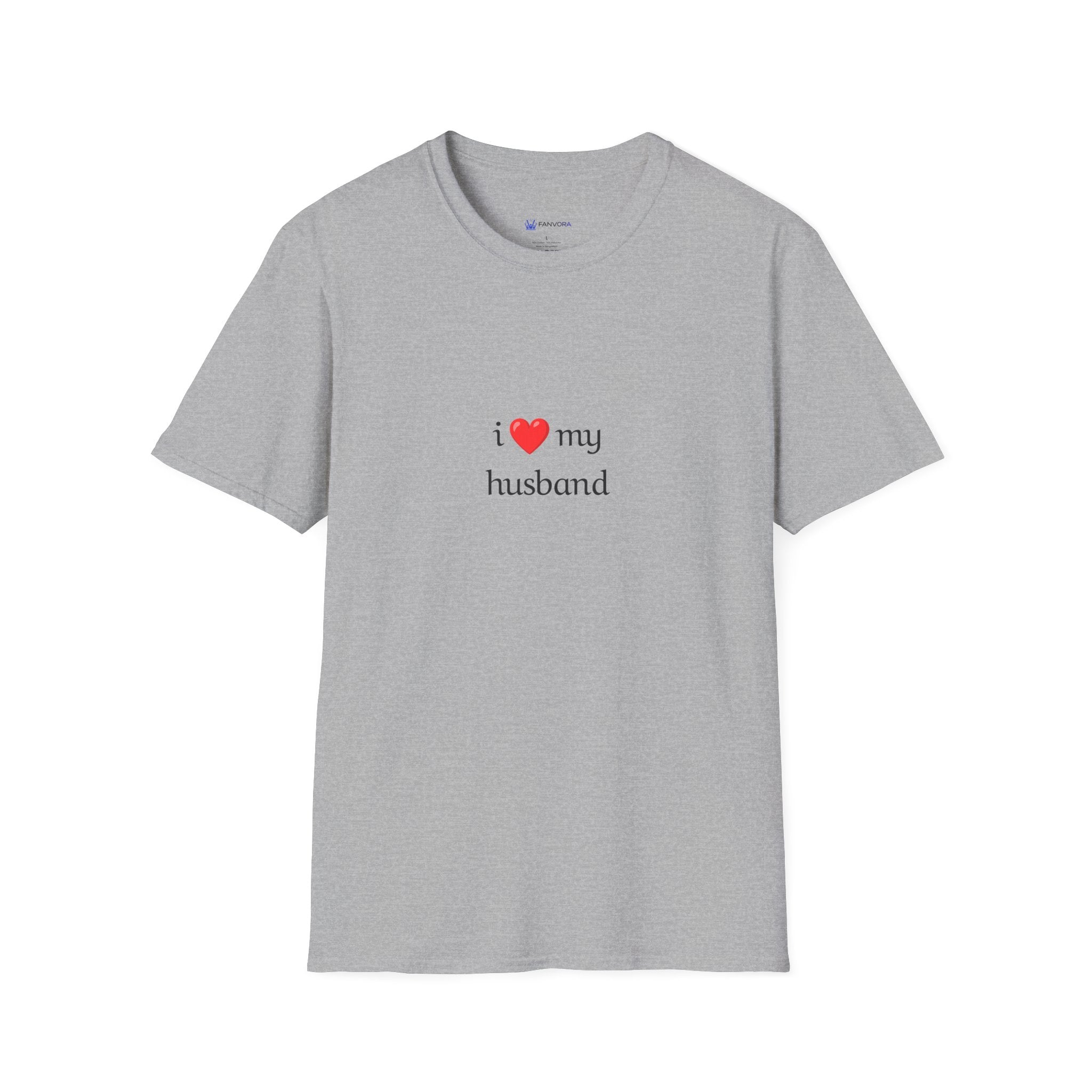 I  My Husband T-Shirt — Cute Romantic Tee for Wives, Anniversary & Valentine's Gift