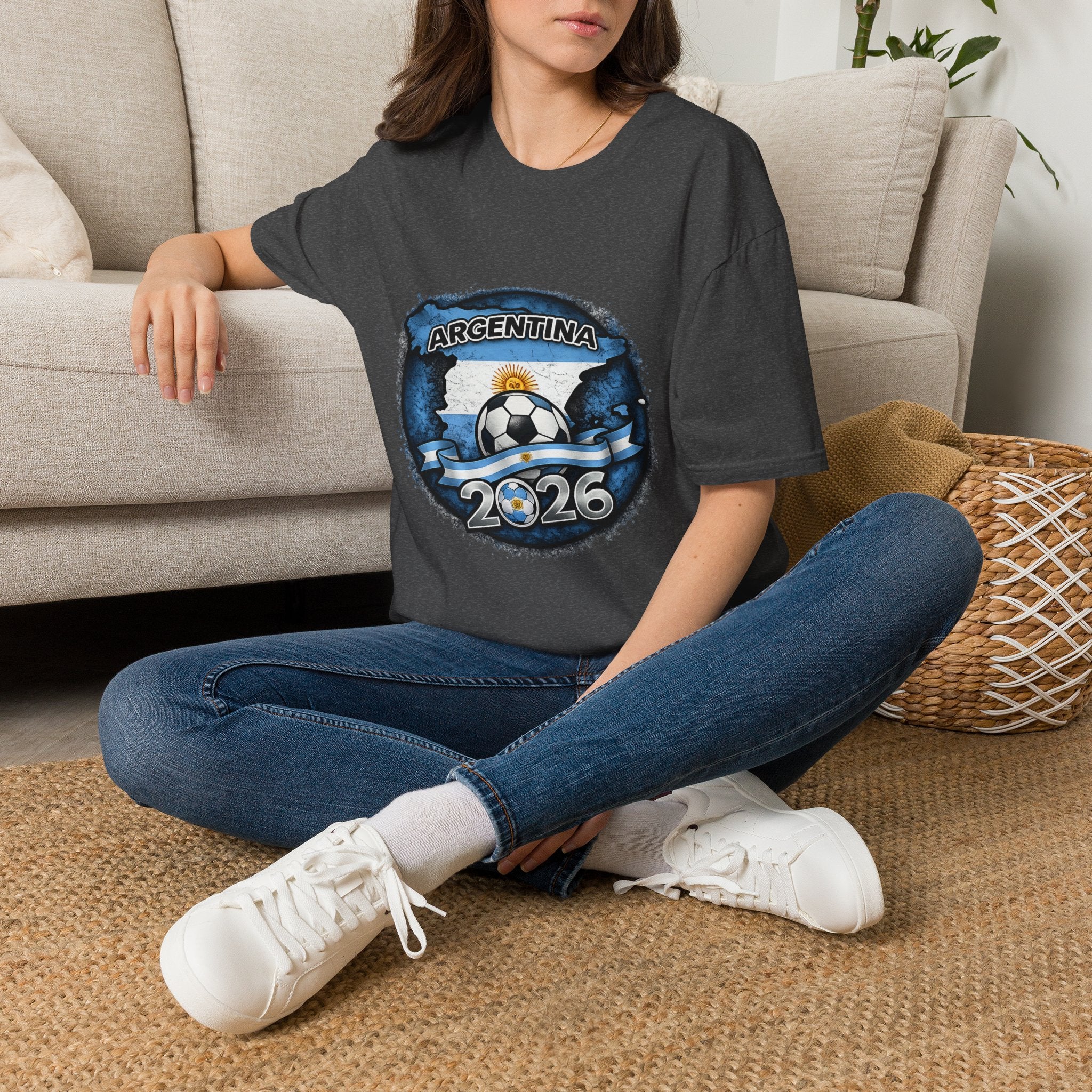 Argentina Soccer T‑Shirt 2026 — Fan Jersey