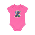 Baby Bodysuit - "France #10 Footballer Rising Star Fan Version" Future Soccer Player & Game Day Energy Organic Baby Onesie.