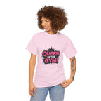 Queen of the Gym T-Shirt — Pink Crown Fitness Tee