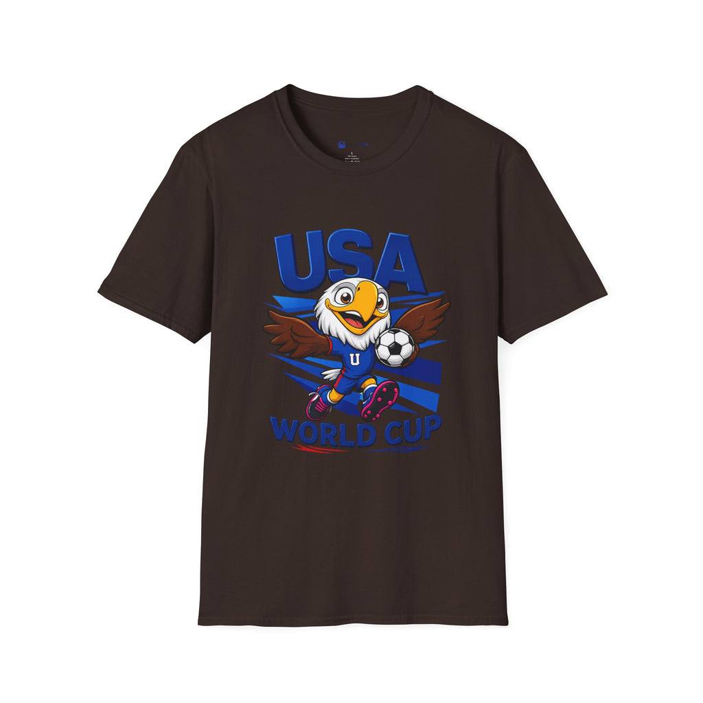 USA  Soccer T-Shirt — Eagle Mascot Graphic