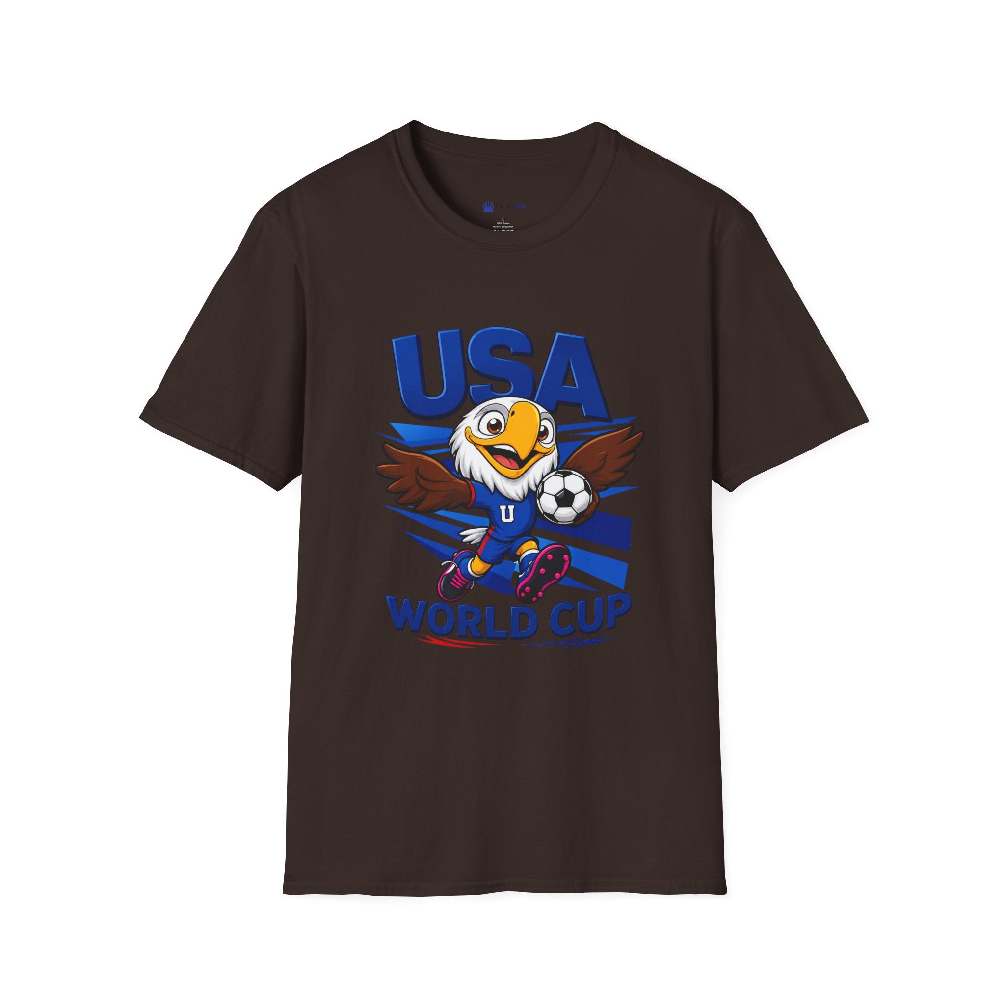USA  Soccer T-Shirt — Eagle Mascot Graphic