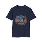 250th Anniversary - 4th of July Patriot Graphic T-Shirt — Patriotic '250' Celebration Design