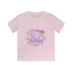 Kids 10th Birthday T-Shirt — “It's My 10th Birthday” Fun Donut Design