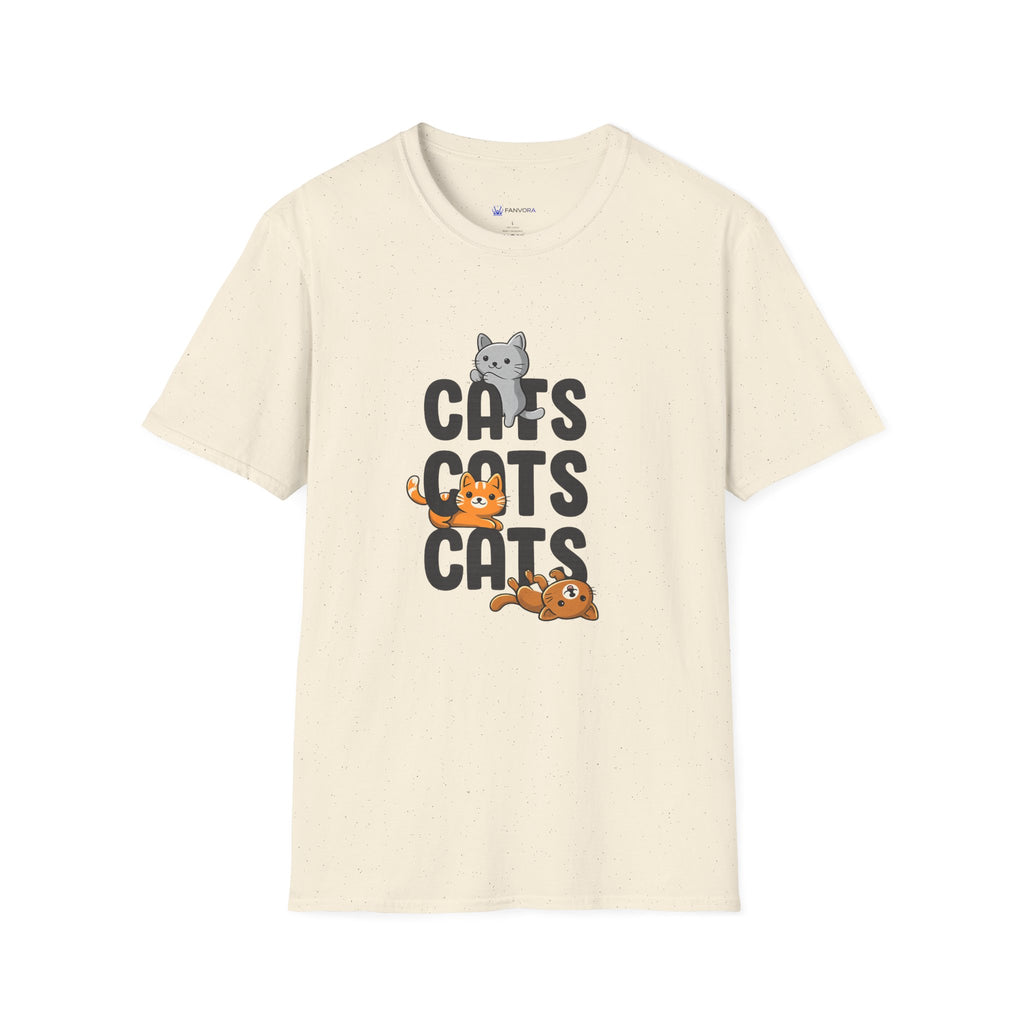 Cats Cats Cats T-Shirt — Cute Kitten Graphic Tee for Cat Lovers