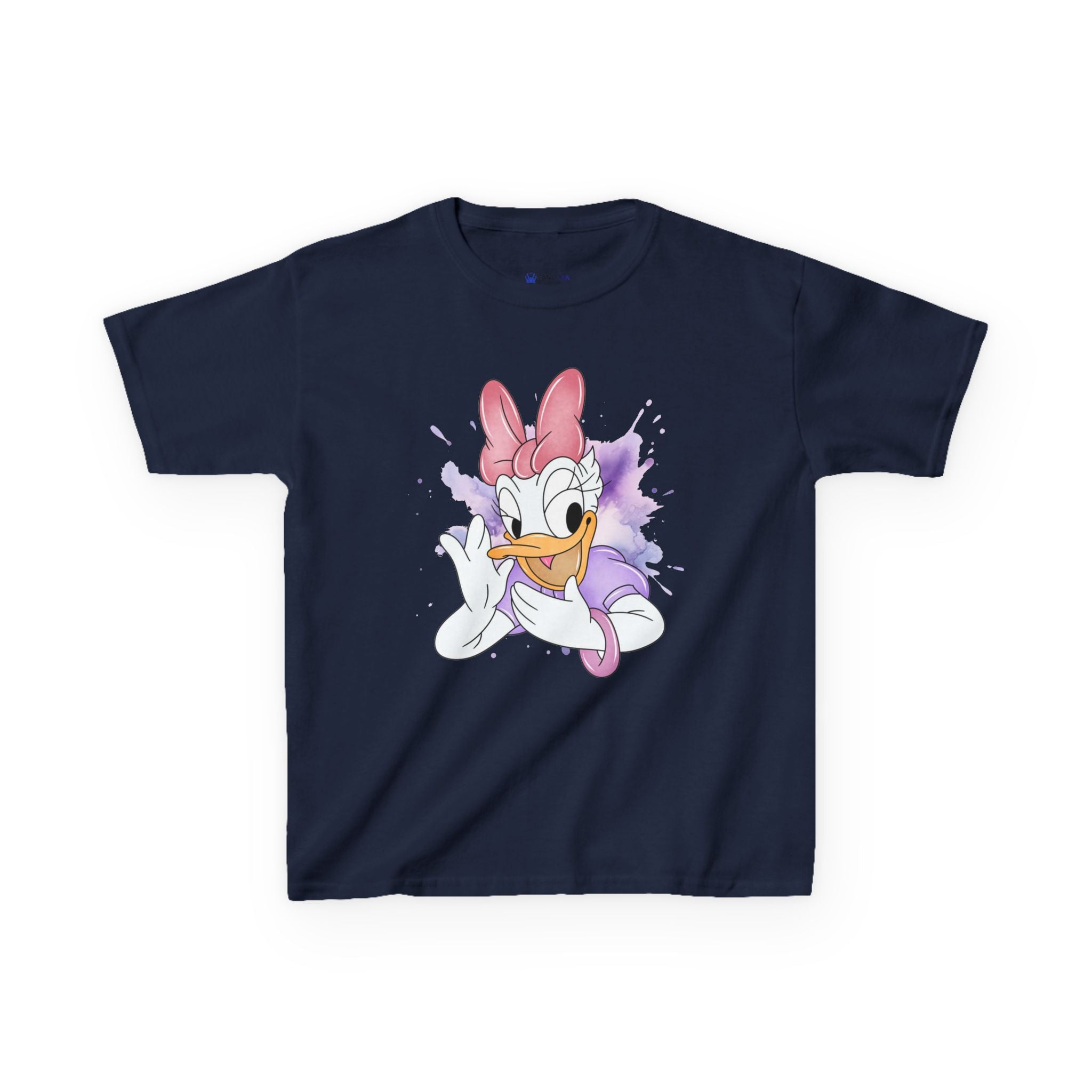 Kids Tee — Cute Daisy Duck Watercolor Graphic