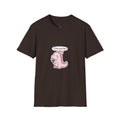 Cute Pink Dino T‑Shirt — "I love you too" Valentine Tee