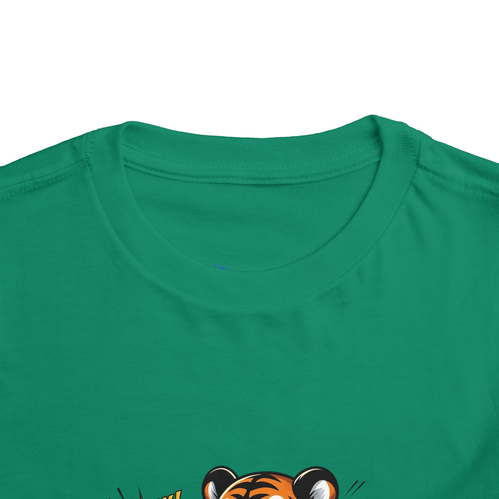 Toddler Soccer Tiger Tee — Cute Kicking Tiger Football Shirt for Kids