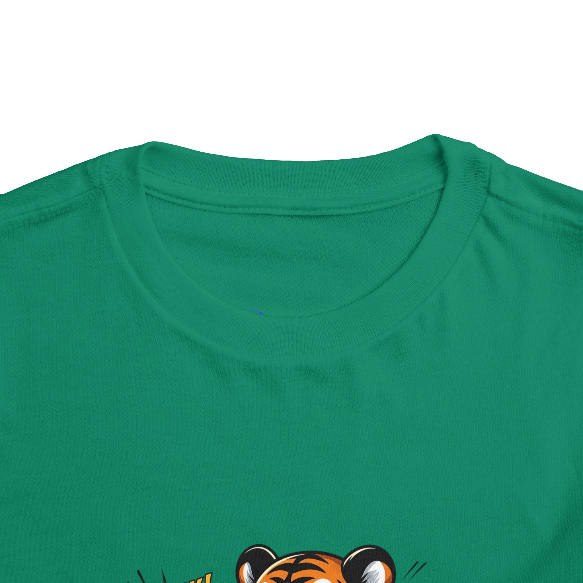 Toddler Soccer Tiger Tee — Cute Kicking Tiger Football Shirt for Kids