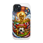 Soccer Magnetic Impact-Resistant Phone Case — FIFA Trophy Design