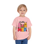 Hello Summer fruity typography Toddler Tee.
