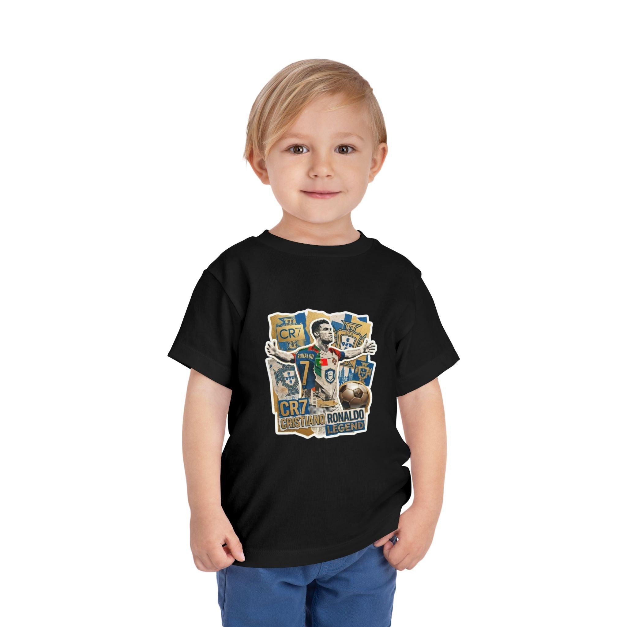 CR7 Fan Inspired Toddler Soccer T‑Shirt — Kids Football Fan Tee.