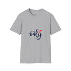 She's My Only T-Shirt — Romantic Couples Graphic Tee with Hearts