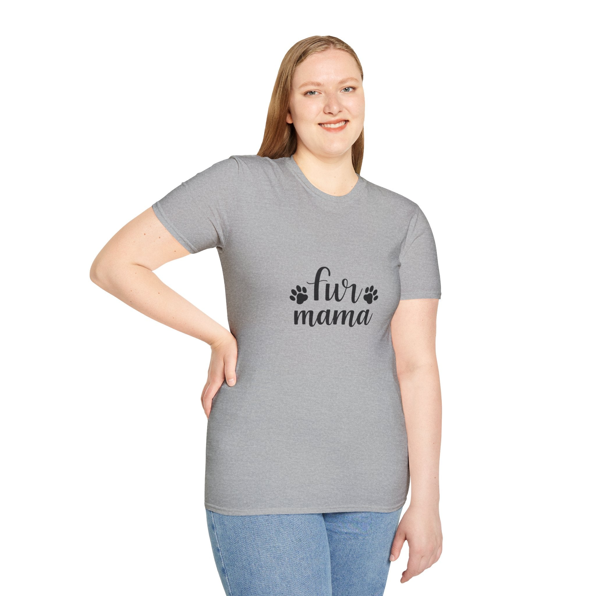 Fur Mama T-Shirt — Cute Paw Print Pet Mom Tee