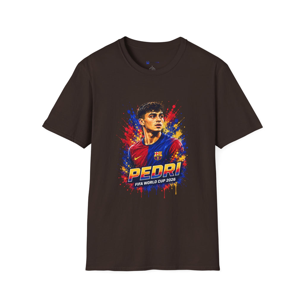 T-Shirt — 'Spain legend' Color Splash Soccer Portrait Tee