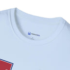 Fourth of July American flag graphic tee