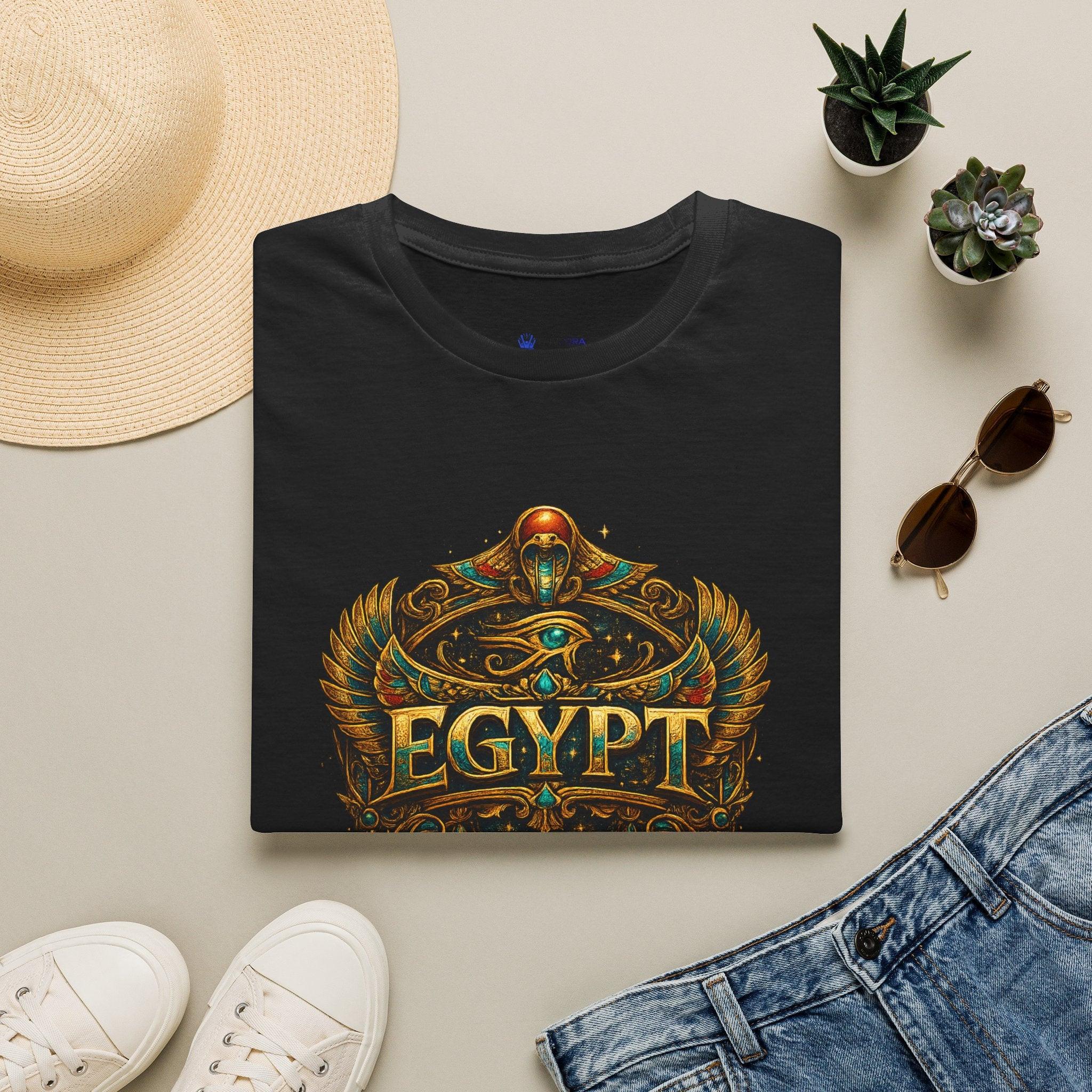 Egyptian themed Scarab T-Shirt — Vintage Egypt Graphic Tee.