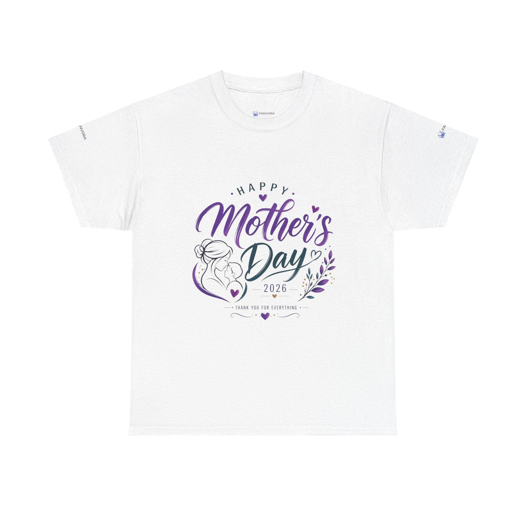 Mother's Day T-Shirt — "Happy Mother's Day 2026" Floral Mom Tee.