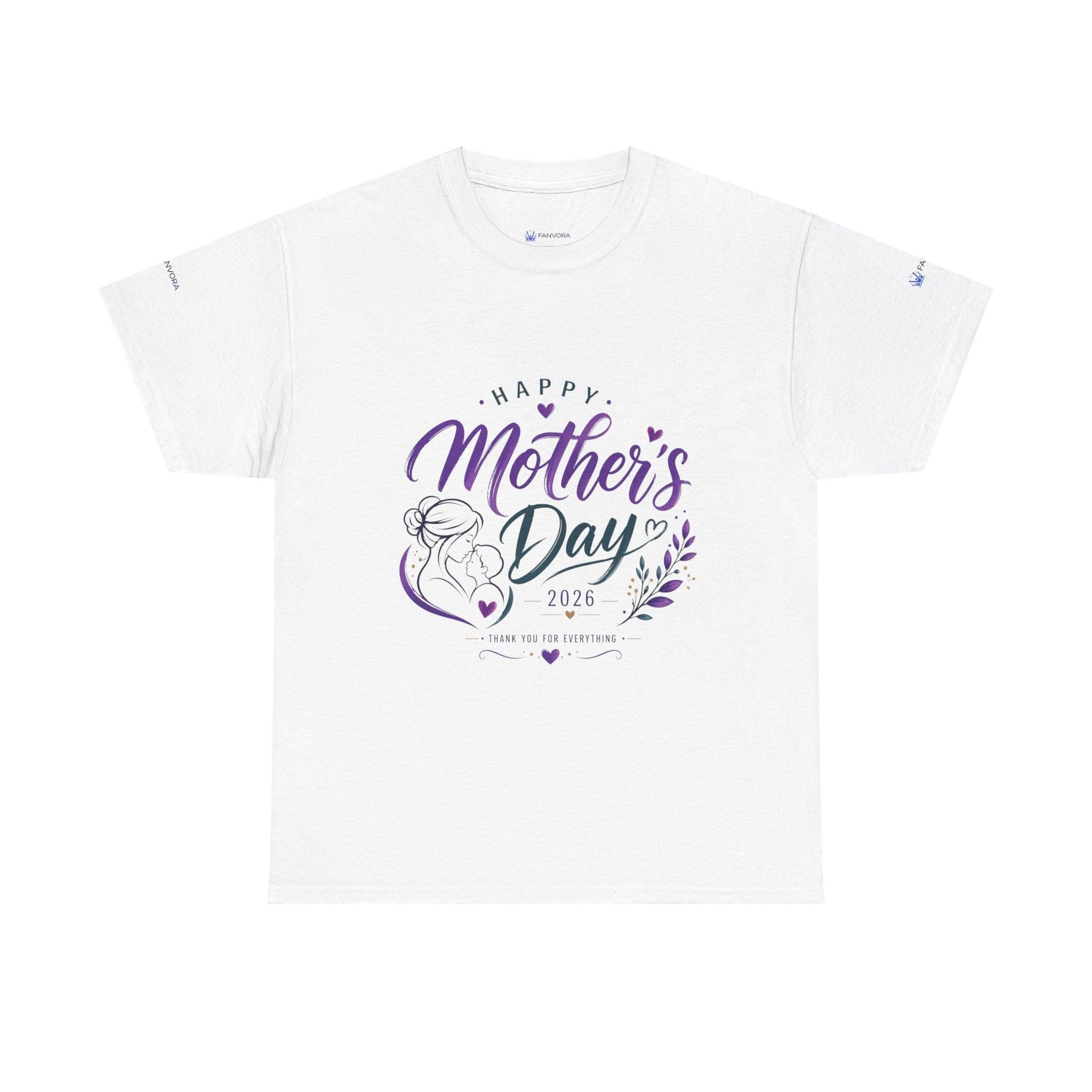 Mother's Day T-Shirt — "Happy Mother's Day 2026" Floral Mom Tee.