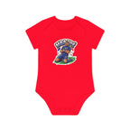 Baby Bodysuit - "France #10 Footballer Rising Star Fan Version" Future Soccer Player & Game Day Energy Organic Baby Onesie.
