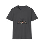 Cat Mom T-Shirt – Floral Script Cat Mom Tee, Cute Casual Gift for Cat Lovers