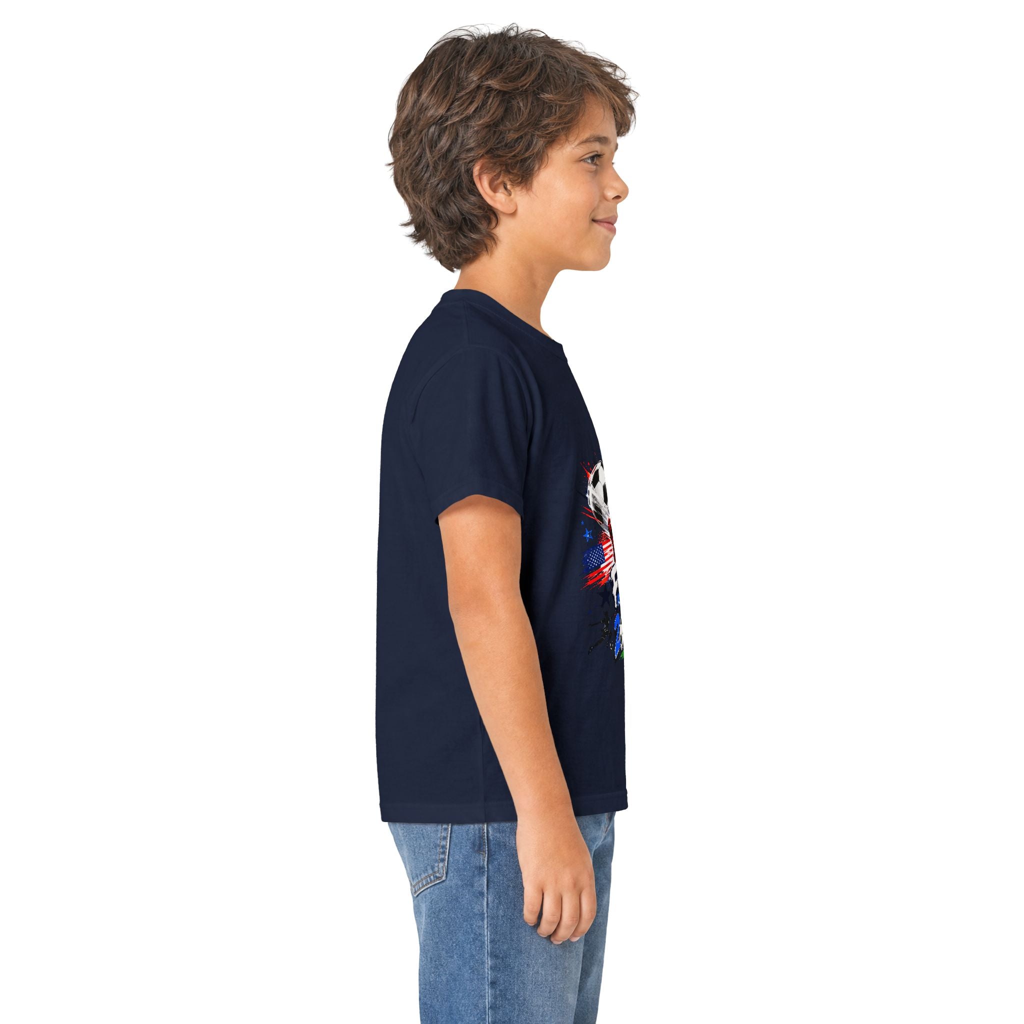 Kids Soccer  2026 Tee cartoon character