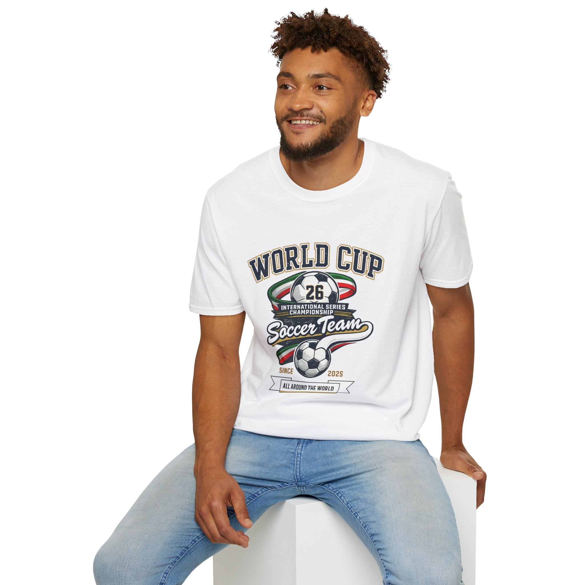Soccer Team T‑Shirt – Vintage International Series Championship Design